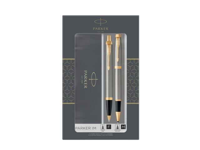 Balpen en rollerpen Parker IM GT M geborsteld mtl